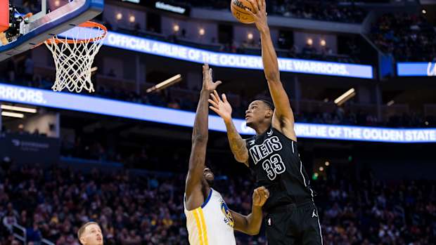 Brooklyn Nets center Nic Claxton 